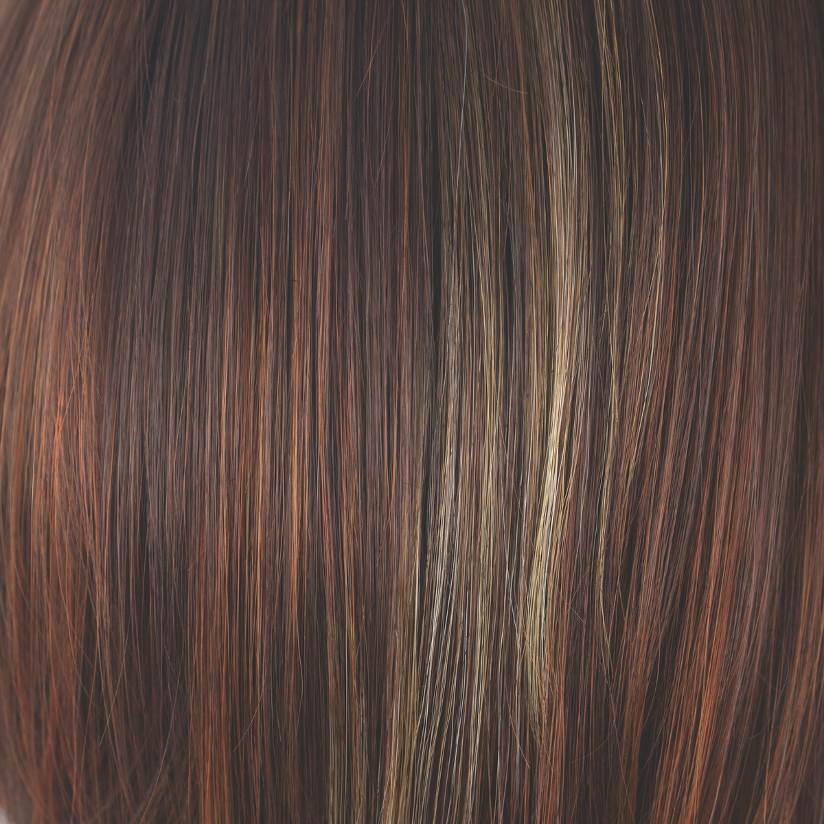 Razberry Ice-LR  -  A long rooted dark raspberry regrowth with a blend of dark copper and ash pearl medium blond highlights.