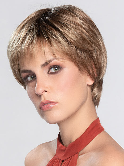 LIGHT BERNSTEIN ROOTED 12.27.26 | Light Auburn, Light Honey Blonde, and Light Reddish Brown Blend and Dark Roots