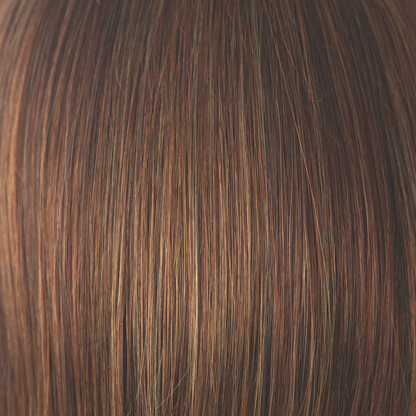 Rusty Red  -  A tricolored blend of luscious reds, browns and subtle dark blonds. 