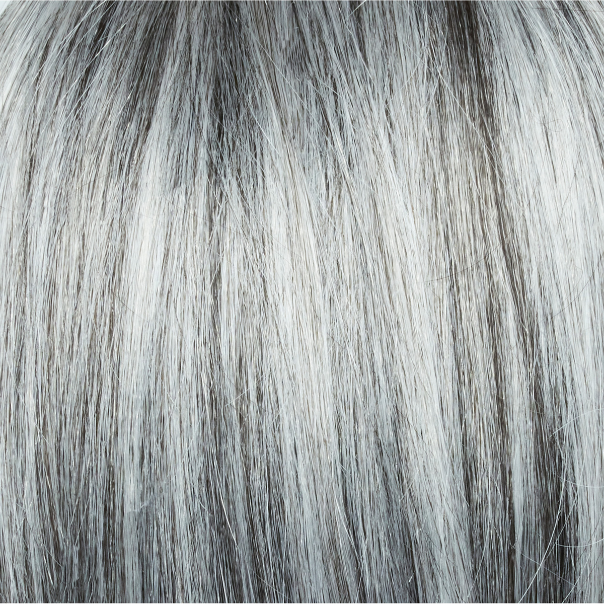 Salt & Pepper  -  A natural blend of silvery gray and deep charcoal. The silver tones (salt) blended with a darker smoky hues (pepper). 