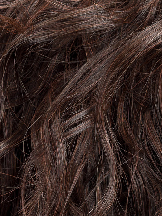 DARK CHOCOALTE MIX 4.33 | Darkest Brown Blended with Dark Auburn