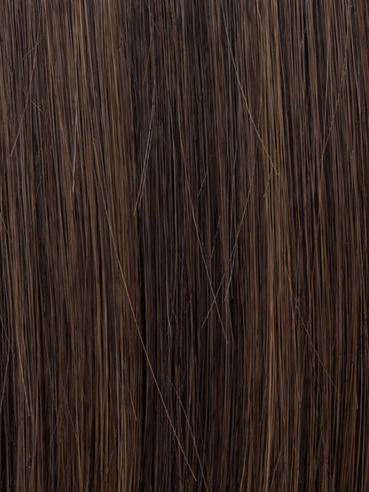 CHOCOLATE ROOTED 830.6 | Medium Brown Blended with Light Auburn, and Dark Brown Blend with Shaded Roots