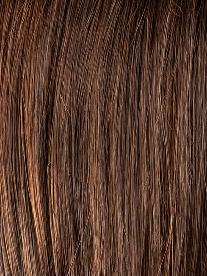 DARK CHOCOLATE ROOTED 6.30.4 | Dark Brown base with Light Reddish Brown Highlights with Dark Roots