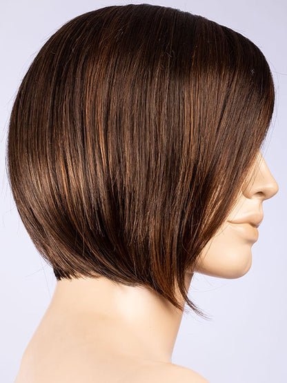 DARK CHOCOLATE ROOTED 6.30.4 | Dark Brown base with Light Reddish Brown Highlights with Dark Roots