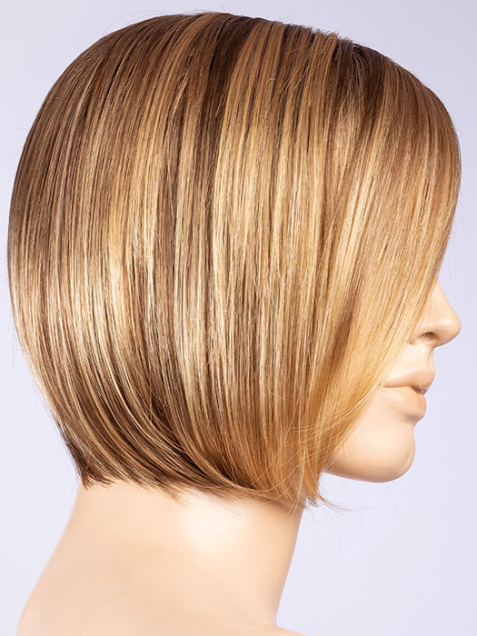 LIGHT BERNSTEIN ROOTED 12.26.27 | Light Auburn, Light Honey Blonde, and Light Reddish Brown Blend and Dark Roots