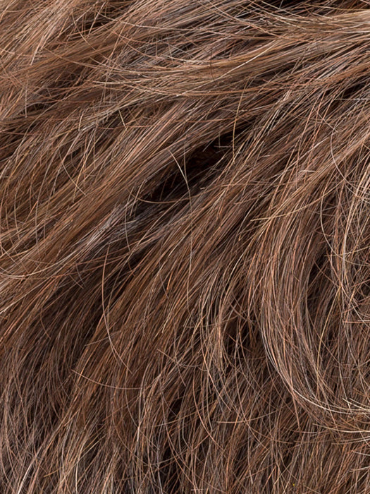 MOCCA ROOTED 830.9.20 | Medium Brown, Light Auburn and Medium Warm Brown with Light Strawberry Blonde Blend and Shaded Roots