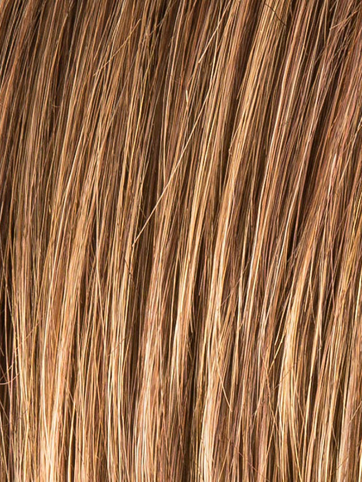 LIGHT MOCCA ROOTED 8.31.12 | Medium Brown and Light Reddish Auburn with Lightest Brown Blend and Shaded Roots