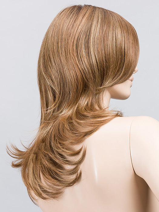 TOBACCO ROOTED 8.27.26 | Medium Brown, Dark Strawberry Blonde, and Light Golden Blonde Blend with Shaded Roots